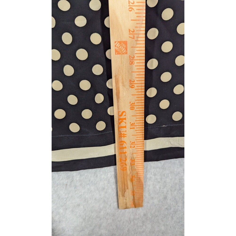 Kate Spade Women Dress Size 00 Hailee Silk Sleeveless Shift Pleated Polka Dot - Picture 11 of 12